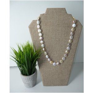 Lucas Lameth Mother Of Pearl Necklace 925 Sterling